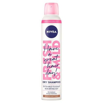 NIVEA Fresh Suchy szampon dla szatynki, 200 ml