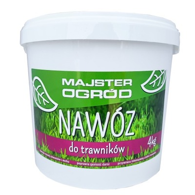 Nawóz do trawnika na 200mkw 4kg by Agrecol do trawników