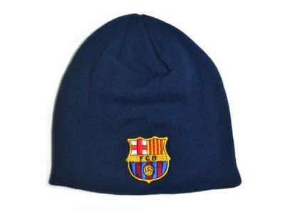 Czapka gładka FC Barcelona navy - oficjalna