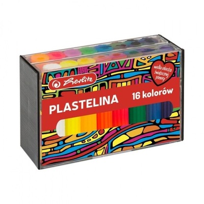 PLASTELINA 16 KOLORÓW WOŚP, HERLITZ