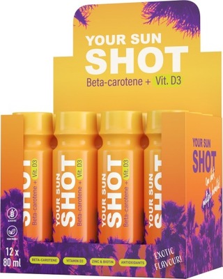 SHOT Drink Soleo SuperTan 80 ml 12sztuk