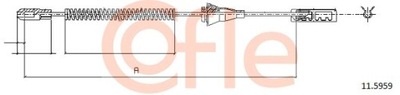 COFLE 11.5959 ТРОС HAM. ЗАД ASTRA G H COMBO 180MM 18045189