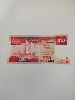Singapur - 10 Dolarów - UNC