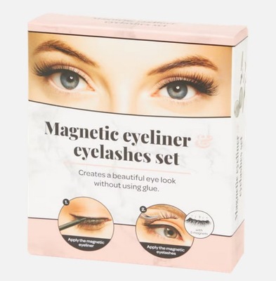 Magnetyczne rzęsy z eyelinerem 5-częściowy eyeliner pęseta