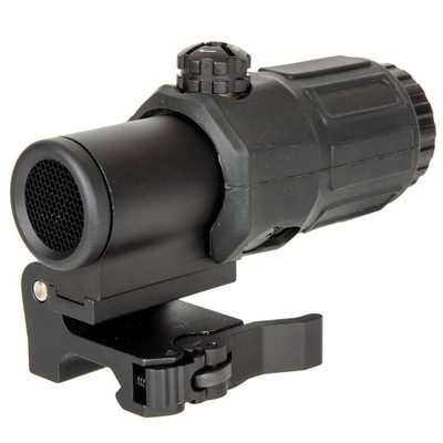 Luneta typu magnifier JJ Airsoft 3x z osłoną Killflash - Black