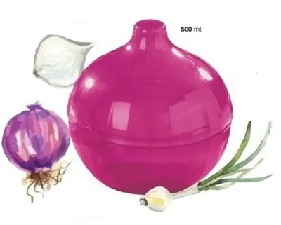 Tupperware POJEMNIK DO PRZECHOWYWANIA - CEBULKA CZERWONA oryginał