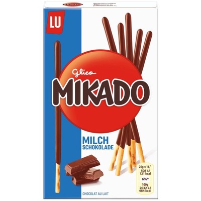 Mikado Ciasteczkowe Paluszki Z Mleczną Czekoladą 75g