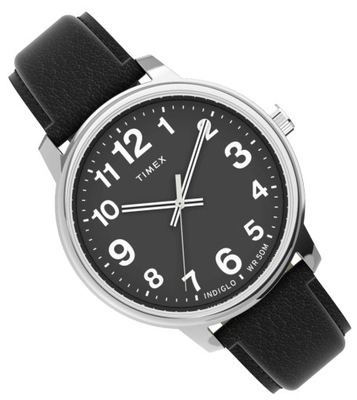 Klasyczny zegarek męski na pasku Timex TW2V21400 + GRAWER