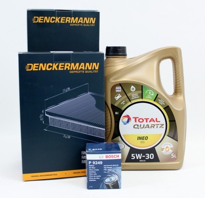 FILTROS ACEITE TOTAL 5W30 5L PEUGEOT 208 I 1.6 GTI  