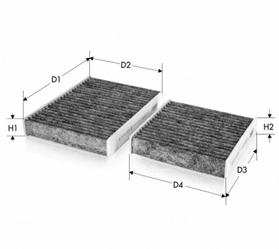 TECNECO FILTERS CK10205C-2 FILTER CABIN  