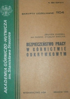 Bezpieczeństwo pracy w górnictwie odkrywkowym