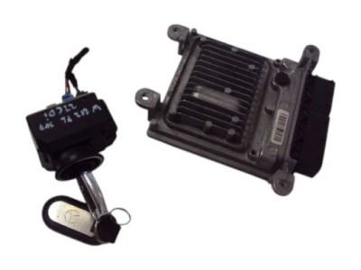 Замок зажигания ключ бортовой компьютер mercedes w212 fl 2.2 cdi фото №1