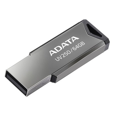 Pendrive ADATA UV250 64GB metaliczny srebrny