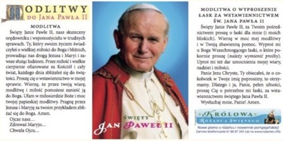 MODLITWY DO ŚWIĘTEGO JANA PAWŁA II