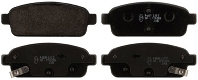 Тормозные колодки тормозные задняя chevrolet cruze orlando фото №1