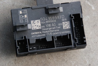 Vw passat b8 модуль дверь 5q4959593d фото №1