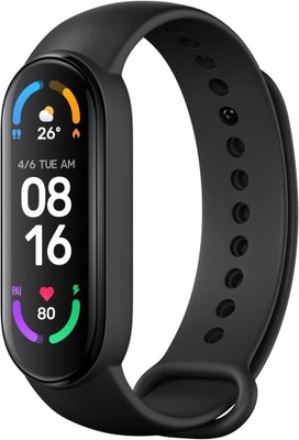 USZKODZONY Smartwatch Xiaomi Mi Smart Band 6 NFC czarny 66A-343