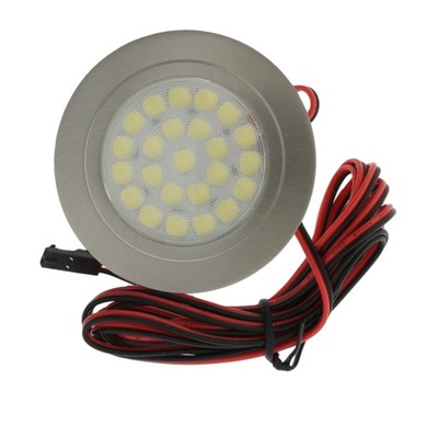 Oświetlenie meblowe LED 12V 1.8W wpuszczana oczko