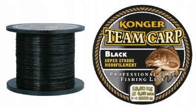 Żyłka Konger Team Carp Black 0,25mm 1000m