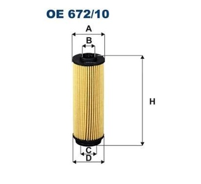 FILTRON OE672/10 17220-RTW-000 - HONDA 17220-RTW000 17220RTW000 FI AP105/4 