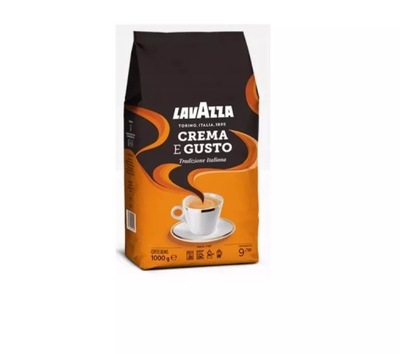 KAWA ZIARNISTA MIESZANA LAVAZZA CREMA E GUSTO TRADIZIONE 1KG