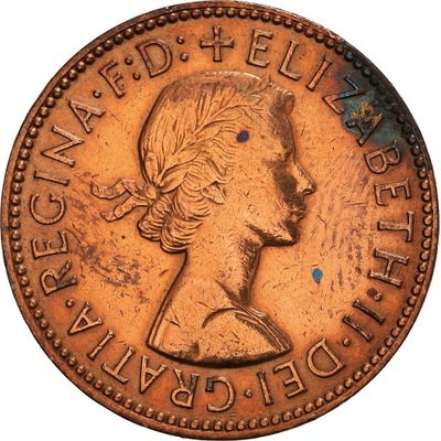 Moneta, Wielka Brytania, Elizabeth II, 1/2 Penny,
