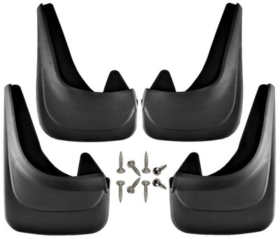 MUDGUARDS AUDI A4 B5 (1994-2001) FRONT+REAR SET BLOTOCHRONOW  