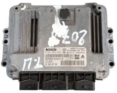 BOSCH PSA БЛОК УПРАВЛЕНИЯ КОМПЬЮТЕР ДВИГАТЕЛЯ CITROEN PEUGEOT 0281013872 9664843780