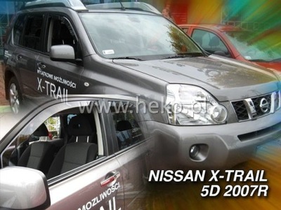 NISSAN X-TRAIL II 2007-2013 R DEFLECTORES DE PUERTA HEKO  