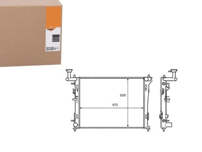 РАДИАТОР ДВИГАТЕЛЯ NRF 253101H050 105048 HY2180