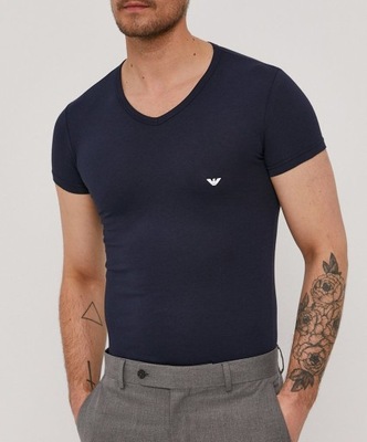 T-shirt męski Emporio Armani granatowy S