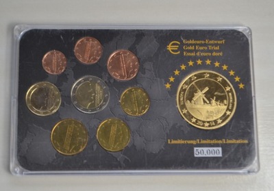 Holandia - zestaw nominałowy - Euro - 8 monet - Willem