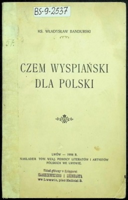 Czem Wyspiański dla Polski (1908 r.) - Bandurski