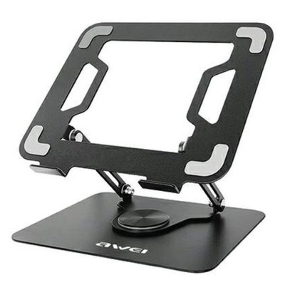 AWEI uchwyt biurkowy X46 rotacyjny na laptopa czarny/black