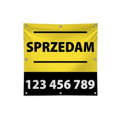 SPRZEDAM - baner reklamowy REKLAMA TELEFON 1x1m