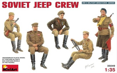 MiniArt 35049 SOVIET JEEP CREW [5 figurek] 1:35