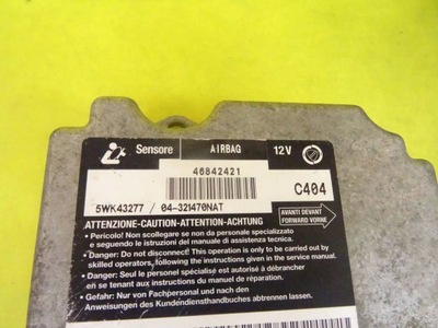 Модуль датчик подушка безпеки alfa romeo 147 46842421 nr1537 фото №1