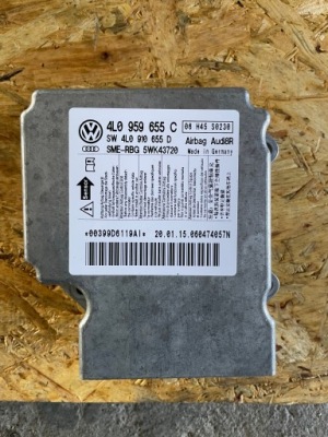 Модуль датчик подушка безопасности audi оригинальный номер 4l0959655c фото №1