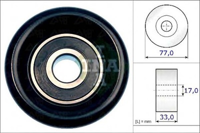 Ролик напрямна ремінь hyundai h-1 h-1 / starex po фото №1