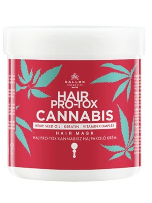 Kallos ProTox Cannabis Maska do włosów 500 ml