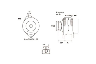 MAGNETI MARELLI GENERATORIUS HYUNDAI 