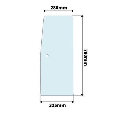 VENTANAS LATERAL DERECHA PRZESUWANA PARTE TRASERA HITACHI, FIAT  