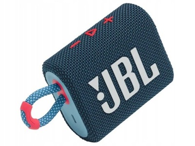 GŁOŚNIK MOBILNY JBL GO3 NIEBIESKO-RÓŻOWY BLUETOOTH