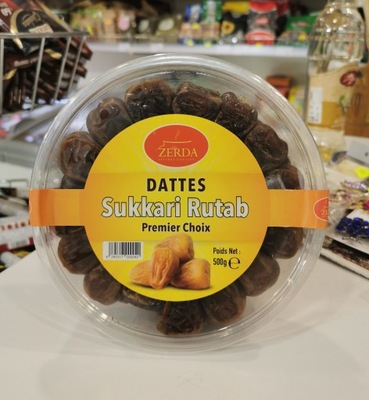 Daktyle Sukkari Rutab ZERDA 500g