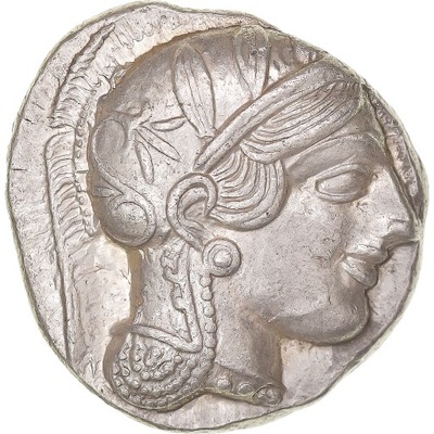 Moneta, Attyka, Tetradrachm, ca. 454-404 BC, Athen