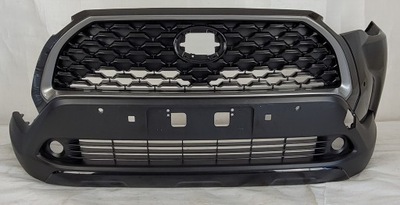 Бампер спойлер решётка радиатора toyota corolla cross 2021- фото №1