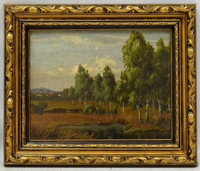 Hans HEINEN (1860-1943) ART 2600€ Stary obraz Olej
