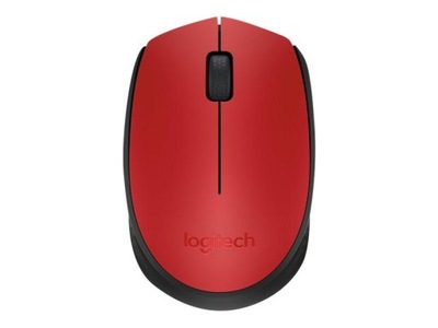 LOGITECH M171 Mouse wireless 2.4 GHz USB wireless receiver black red