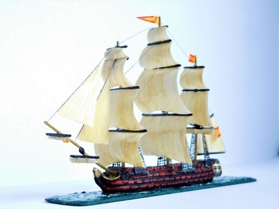 Santisima Trinidad skala 1:1200 model żywiczny