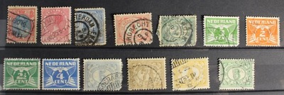 Zestaw znaczków stara Holandia rok T1